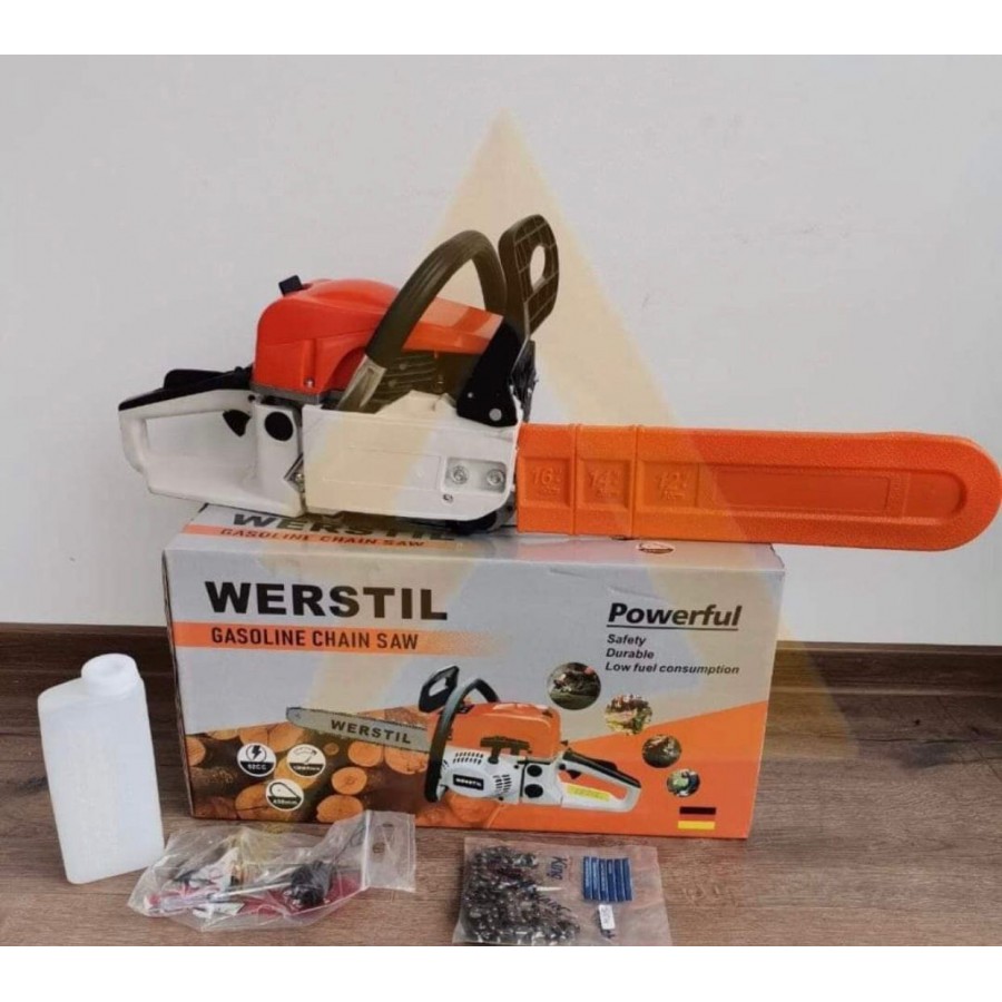 SET 2 x Motofierastrau WERSTIL, putere 1.9CP lama 40cm, cod 02100 - Truse scule si unelte -wowreduceri.ro SET 2 x Motofierastrau WERSTIL, putere 1.9CP lama 40cm, cod 02100 ( Truse scule si unelte )