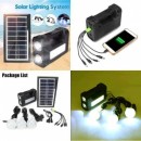 Panou solar fotovoltaic, iluminare 3 becuri, lanterna-lampa, incarcare telefon ( Iluminat )