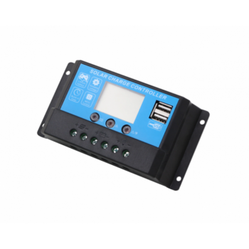 Regulator solar 10A, 12/24V PWM cu LCD si USB Regulator solar 10A, 12/24V PWM cu LCD si USB