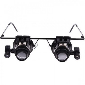Ochelari cu lupa, putere de marire 20X si led lateral pentru observare amanuntita Cod 020 Ochelari cu lupa, putere de marire 20X si led lateral pentru observare amanuntita Cod 020