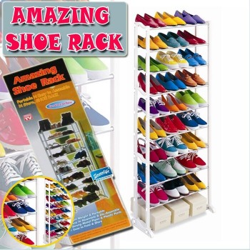 Etajera suport pentru incaltaminte Amazing Shoe Rack cu 10 rafturiCod 02800am122 Etajera suport pentru incaltaminte Amazing Shoe Rack cu 10 rafturiCod 02800am122