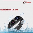 Smart watch M5, ecran 0,96 inci, bluetoot v5.0, notificari social media, monitorizare somn, tensiune arteriala, puls, rezistent la apa ( Fitness )