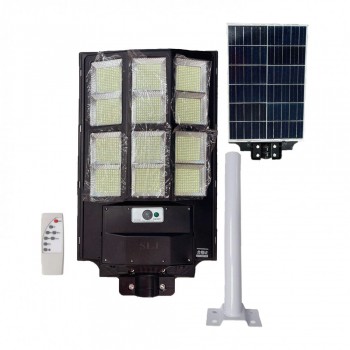 Lampa solara stradala cu telecomanda si panou solar incorporat, 1000W, 12 cadrane, cod 02600 Lampa solara stradala cu telecomanda si panou solar incorporat, 1000W, 12 cadrane, cod 02600