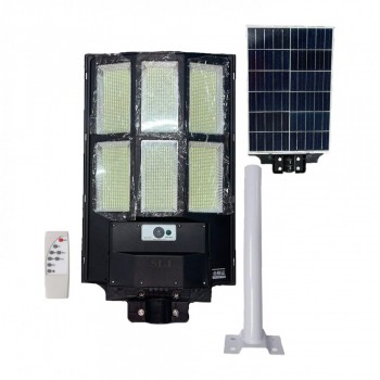 Lampa solara stradala cu telecomanda si panou solar incorporat, 1000W, 6 cadrane, cod 02600 Lampa solara stradala cu telecomanda si panou solar incorporat, 1000W, 6 cadrane, cod 02600