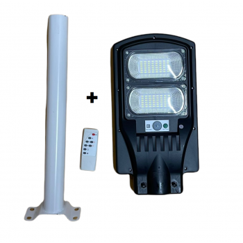 Lampa stradala Jortan  100W, cu panou solar, senzor lumina, telecomanda COD0800Z Lampa stradala Jortan  100W, cu panou solar, senzor lumina, telecomanda COD0800Z