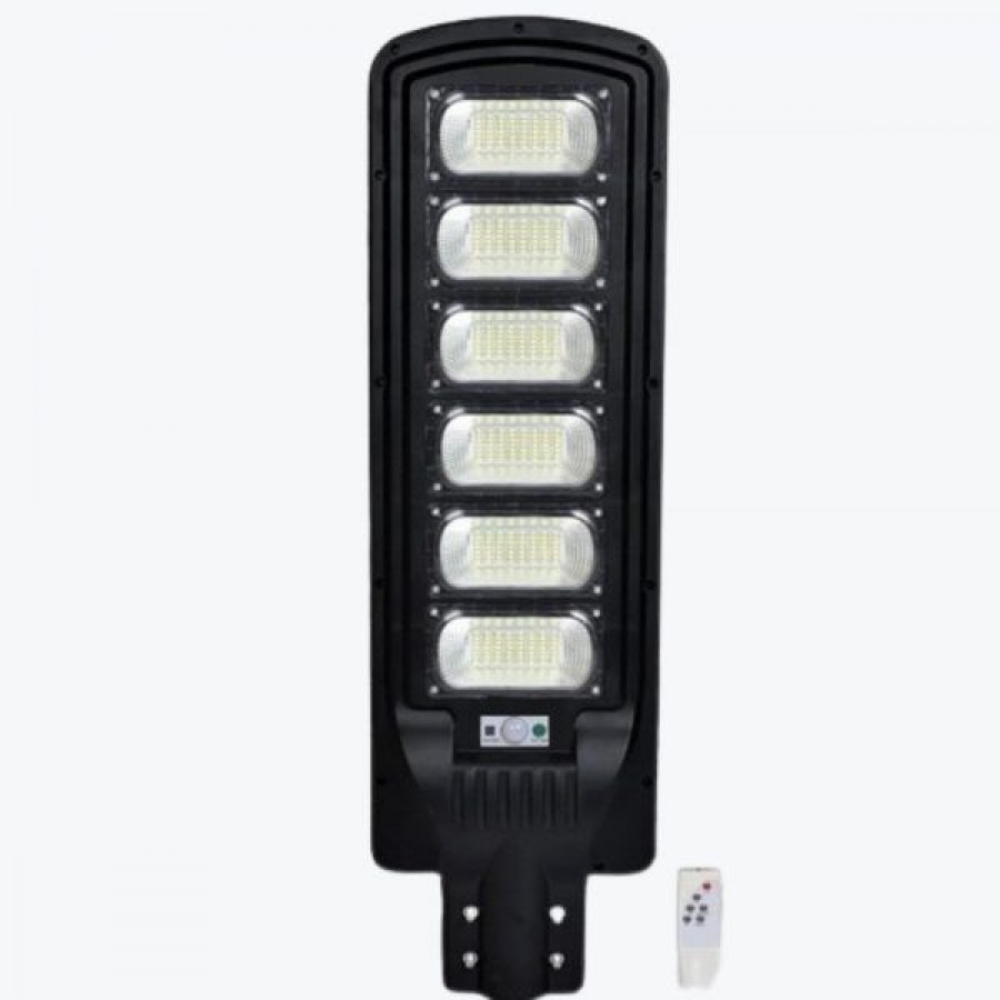 Lampa stradala Jortan 300W cu 6 cadrane, cu panou solar, senzor lumina, telecomanda COD0145Z - Iluminat -wowreduceri.ro Lampa stradala Jortan 300W cu 6 cadrane, cu panou solar, senzor lumina, telecomanda COD0145Z ( Iluminat )