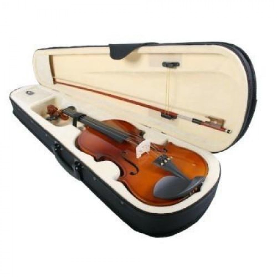 Vioara Clasica din Lemn Lacuit 3/4, arcus, sacaz, husa  Cod 0150zd ( PRODUSE NOI )