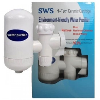 Filtru de apa Purificator, din ceramica, Montabil pe robinet, Hi-Tech SWS COD 014AL