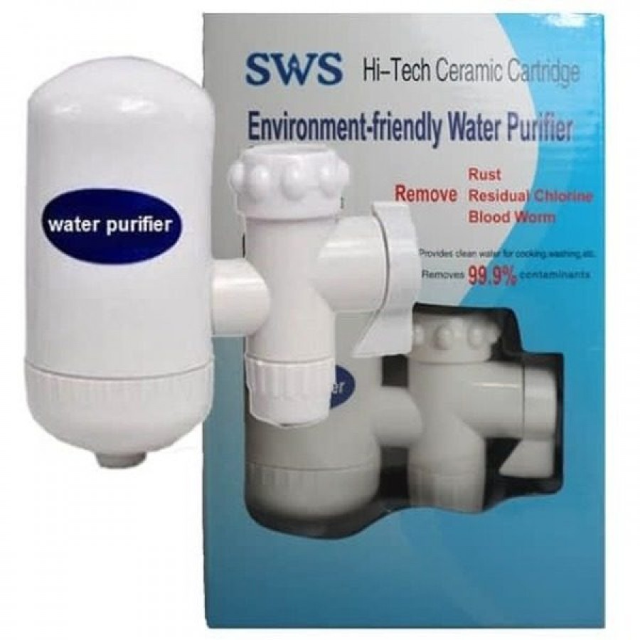 Filtru de apa Purificator, din ceramica, Montabil pe robinet, Hi-Tech SWS COD 014AL - Sanitare -wowreduceri.ro Filtru de apa Purificator, din ceramica, Montabil pe robinet, Hi-Tech SWS COD 014AL ( Sanitare )