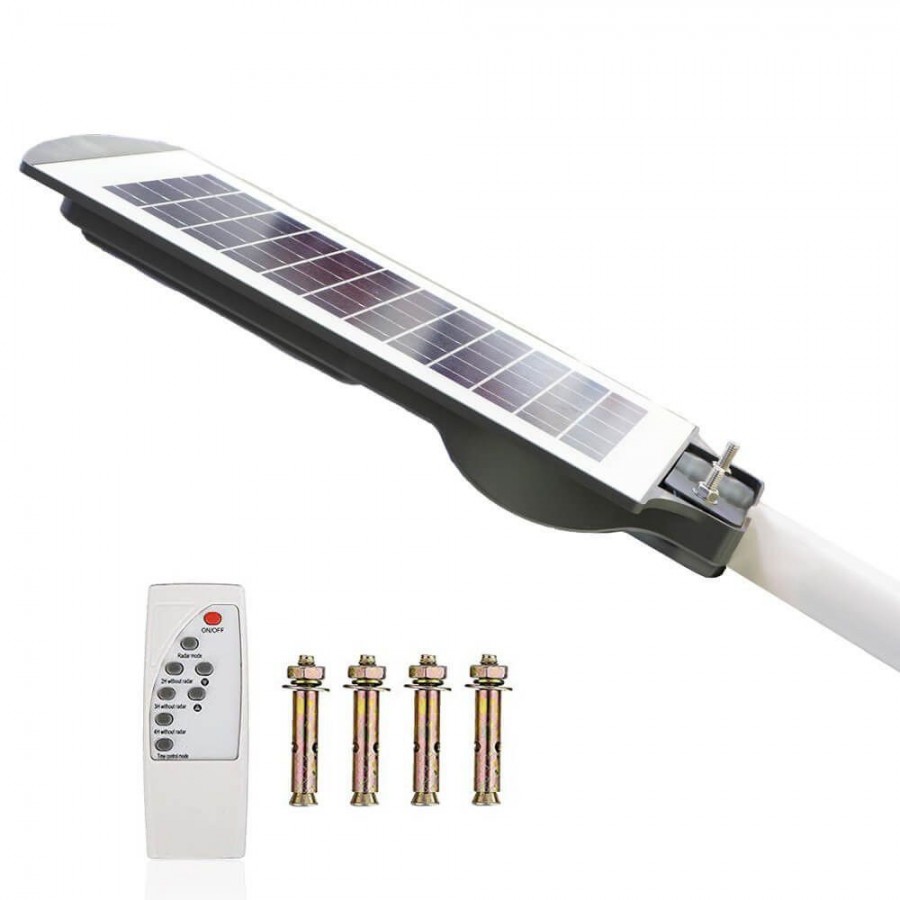Lampa Solara LED 120w, 3 cadrane, cu Incarcare Solara Panou Fotovoltaic + Telecomanda si suport - Iluminat -wowreduceri.ro Lampa Solara LED 120w, 3 cadrane, cu Incarcare Solara Panou Fotovoltaic + Telecomanda si suport ( Iluminat )