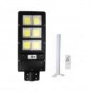 Lampa Solara LED 400w, 6 cadrane, cu Incarcare Solara Panou Fotovoltaic + Telecomanda si suport ( Iluminat )