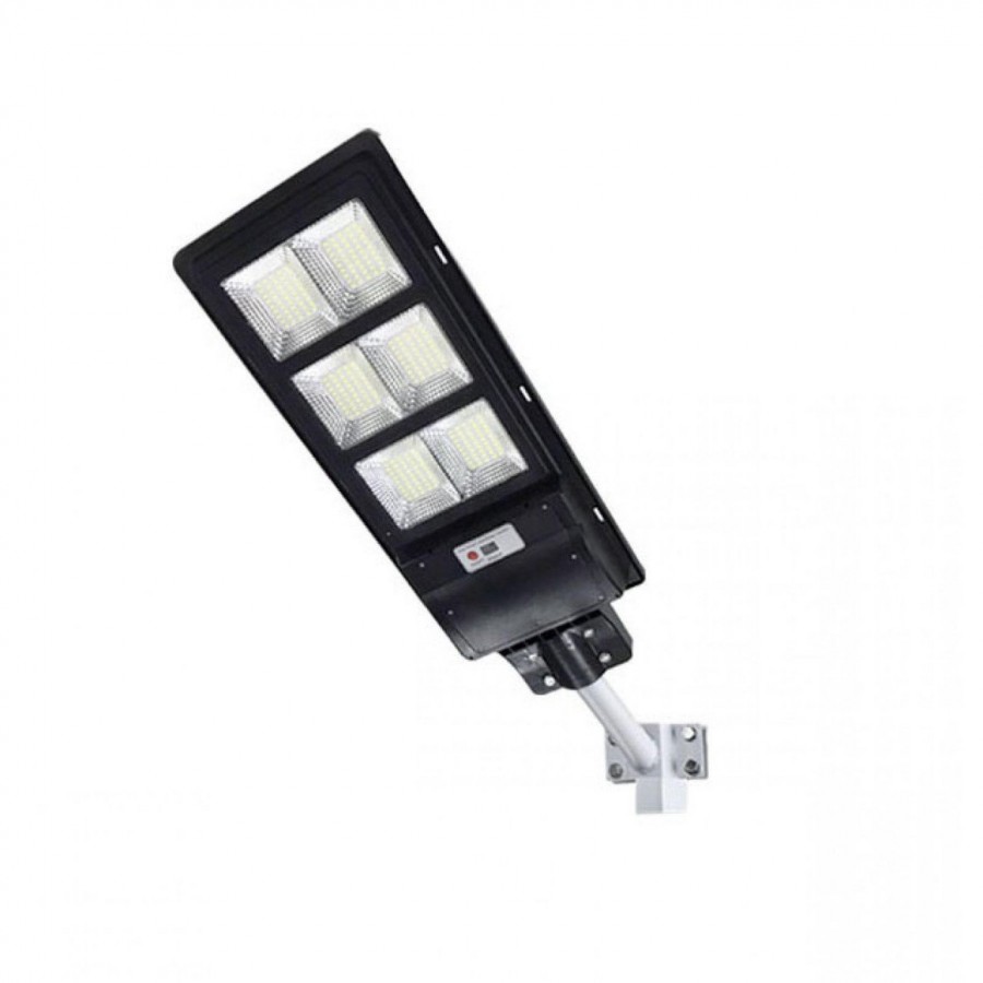 Lampa Solara LED 400w, 6 cadrane, cu Incarcare Solara Panou Fotovoltaic + Telecomanda si suport ( Iluminat )