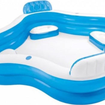 Piscina gonflabila cu 4 scaune si 2 suporturi pentru pahare Piscina gonflabila cu 4 scaune si 2 suporturi pentru pahare
