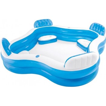 Piscina gonflabila cu 4 scaune si 2 suporturi pentru pahare Piscina gonflabila cu 4 scaune si 2 suporturi pentru pahare