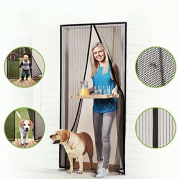 Set 3 perdele magnetice anti-insecte, dimensiuni 210 x 100 cm Set 3 perdele magnetice anti-insecte, dimensiuni 210 x 100 cm