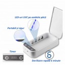 STERILIZATOR UVC PENTRU TELEFON SAU OBIECTE MICI, INCARCARE USB - Sanatate&Frumusete -wowreduceri.ro STERILIZATOR UVC PENTRU TELEFON SAU OBIECTE MICI, INCARCARE USB - Sanatate&Frumusete - wowreduceri.ro
