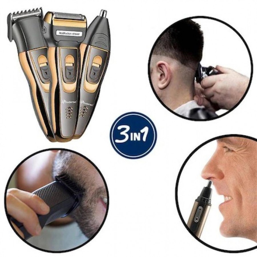 Aparat de tuns si ras 3 in 1 Gemei Multishaver Set Gm-595 - Sanatate&Frumusete -wowreduceri.ro Aparat de tuns si ras 3 in 1 Gemei Multishaver Set Gm-595 - Sanatate&Frumusete - wowreduceri.ro
