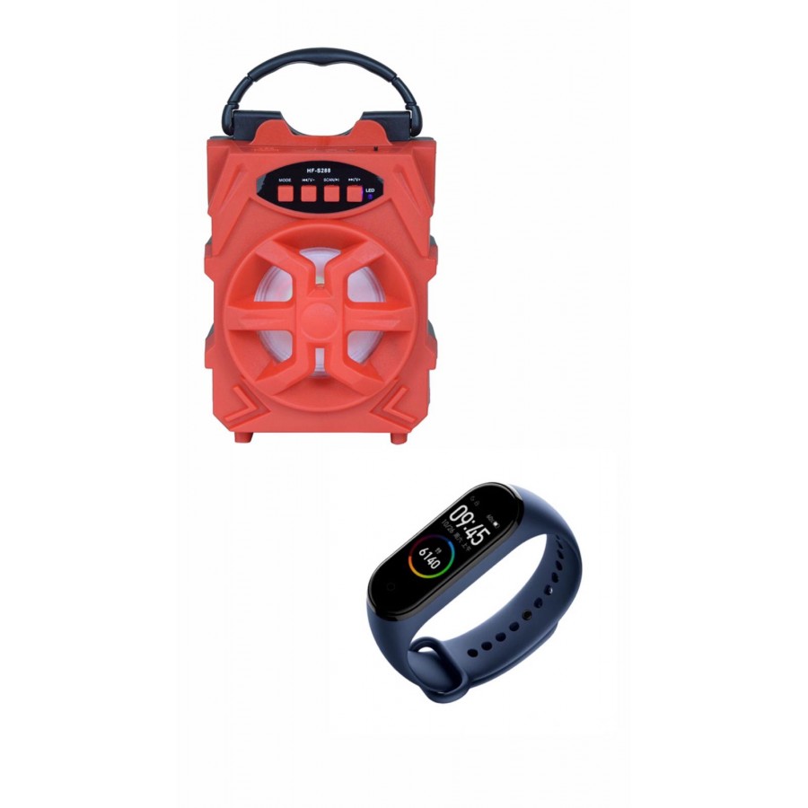 Boxa Portabila MINI + Ceas Smart M4 - Boxe, Casti, Microfoane - wowreduceri.ro