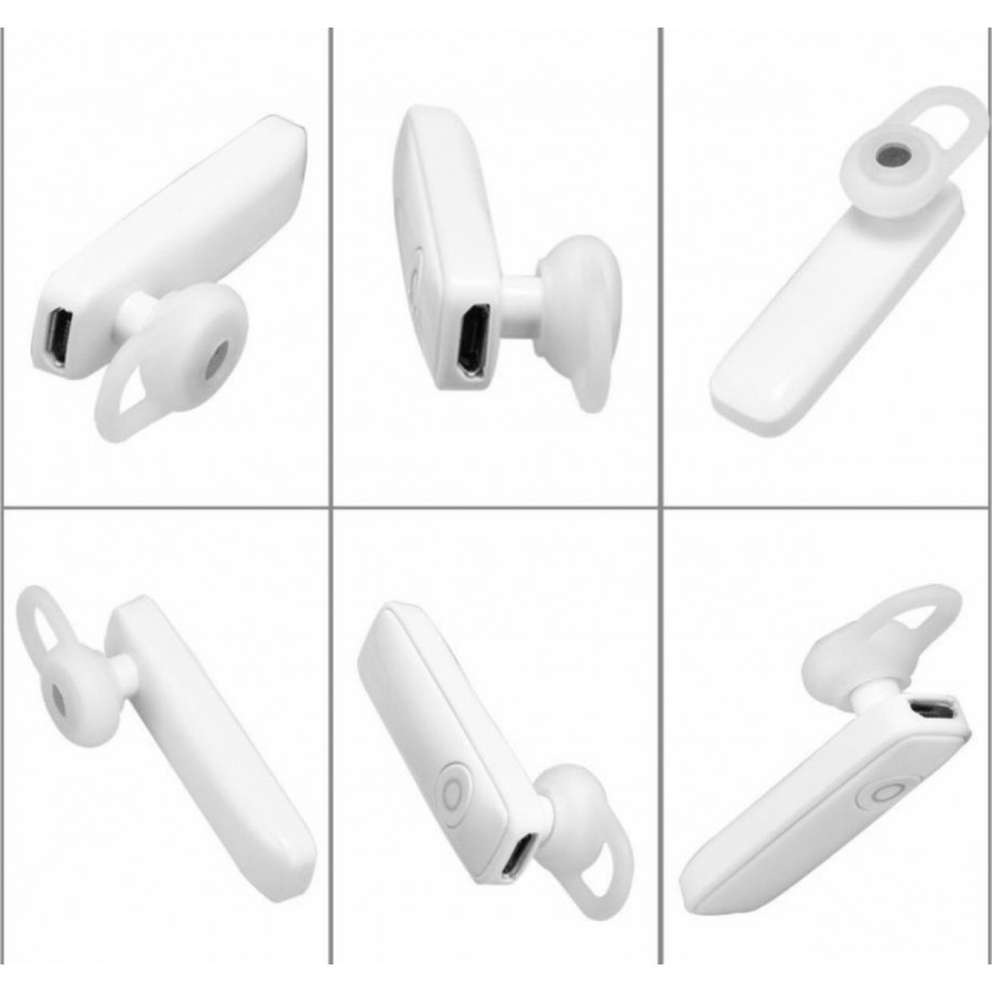 Casca bluetooth alba pentru convorbiri telefonice, autonomie 8 ore, microfon excelent - Accesorii Telefoane - wowreduceri.ro