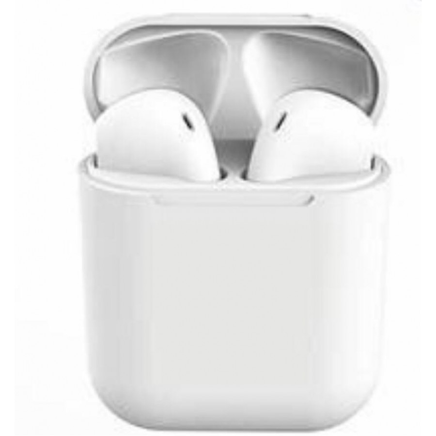 Casti Wireless InPods 12 EarBuds Bluetooth 5.0 Bass Boost pentru IOS si Android Alb - Accesorii Telefoane -wowreduceri.ro Casti Wireless InPods 12 EarBuds Bluetooth 5.0 Bass Boost pentru IOS si Android Alb - Accesorii Telefoane - wowreduceri.ro