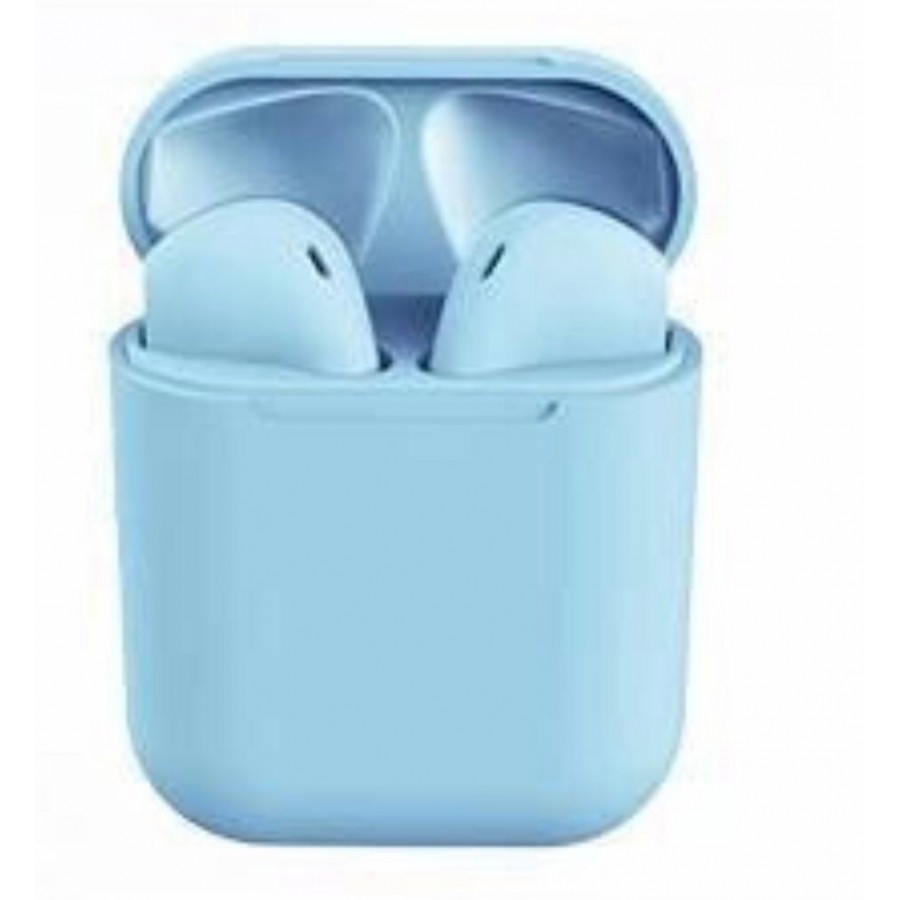 Casti Wireless InPods 12 EarBuds Bluetooth 5.0 Bass Boost pentru IOS si Android Albastru - Accesorii Telefoane -wowreduceri.ro Casti Wireless InPods 12 EarBuds Bluetooth 5.0 Bass Boost pentru IOS si Android Albastru - Accesorii Telefoane - wowreduceri.ro