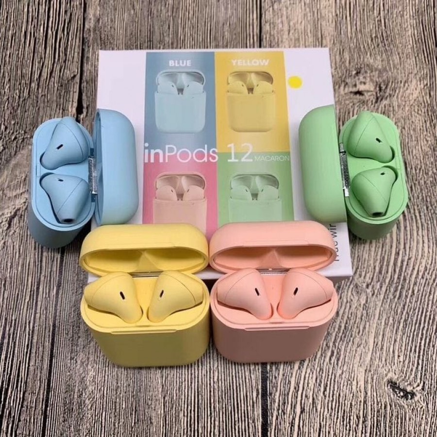Casti Wireless InPods 12 EarBuds Bluetooth 5.0 Bass Boost pentru IOS si Android Negru - Accesorii Telefoane -wowreduceri.ro Casti Wireless InPods 12 EarBuds Bluetooth 5.0 Bass Boost pentru IOS si Android Negru - Accesorii Telefoane - wowreduceri.ro