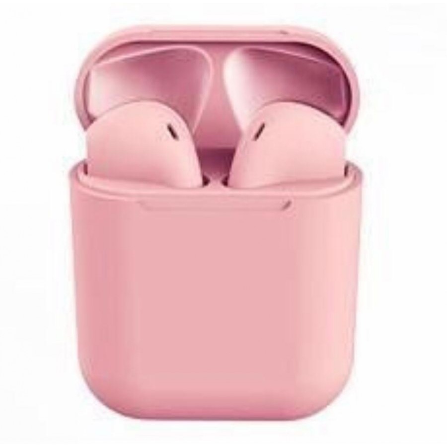 Casti Wireless InPods 12 EarBuds Bluetooth 5.0 Bass Boost pentru IOS si Android Roz - Accesorii Telefoane -wowreduceri.ro Casti Wireless InPods 12 EarBuds Bluetooth 5.0 Bass Boost pentru IOS si Android Roz - Accesorii Telefoane - wowreduceri.ro