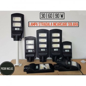 LAMPA STRADALA PROIECTOR LED 120W CU PANOU SOLAR, SENZOR DE MISCARE SI ACUMULATOR LAMPA STRADALA PROIECTOR LED 120W CU PANOU SOLAR, SENZOR DE MISCARE SI ACUMULATOR
