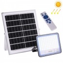 Panou cu proiector solar60 W, cu LED-uri puternice, telecomanda cu functii multiple, accesorii de fixare incluse - Iluminat - wowreduceri.ro