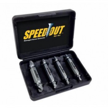 Set 4 burghie extractoare pentru suruburi rupte