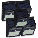 SET 5 Lampi Solare cu 30 LED,senzor de miscare si senzor de lumina - ELECTRONICE - wowreduceri.ro