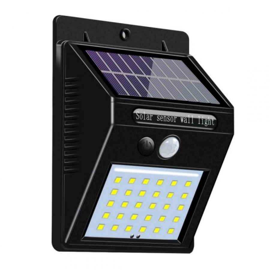 Set 4 Lampi solare 30 LED, senzor de miscar  3 moduri de iluminare - Casa si gradina - wowreduceri.ro