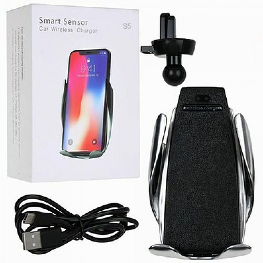 Smart Sensor Car Wireless Charger S5 stand - Auto-Moto -wowreduceri.ro Smart Sensor Car Wireless Charger S5 stand - Auto-Moto - wowreduceri.ro