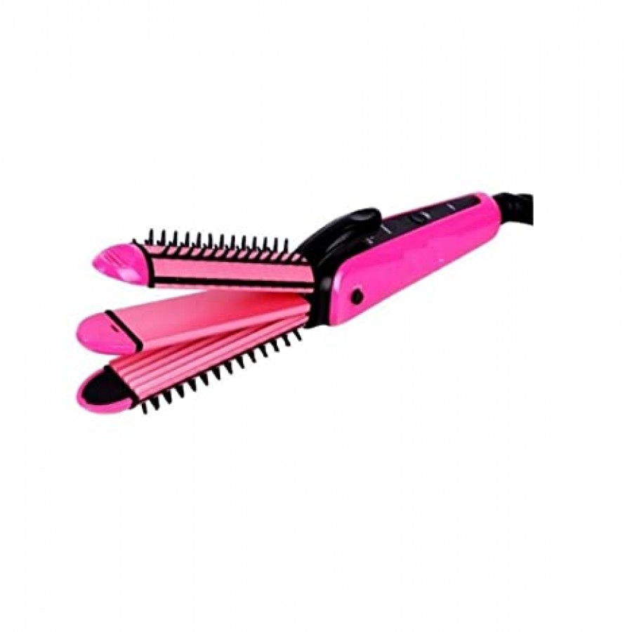 Placa de par 3in1 Nova-8890, NHC, negru/roz - Sanatate&Frumusete -wowreduceri.ro Placa de par 3in1 Nova-8890, NHC, negru/roz - Sanatate&Frumusete - wowreduceri.ro