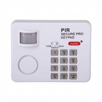 Alarma wireless cu senzor de miscare si cod de blocare / deblocare Alarma wireless cu senzor de miscare si cod de blocare / deblocare