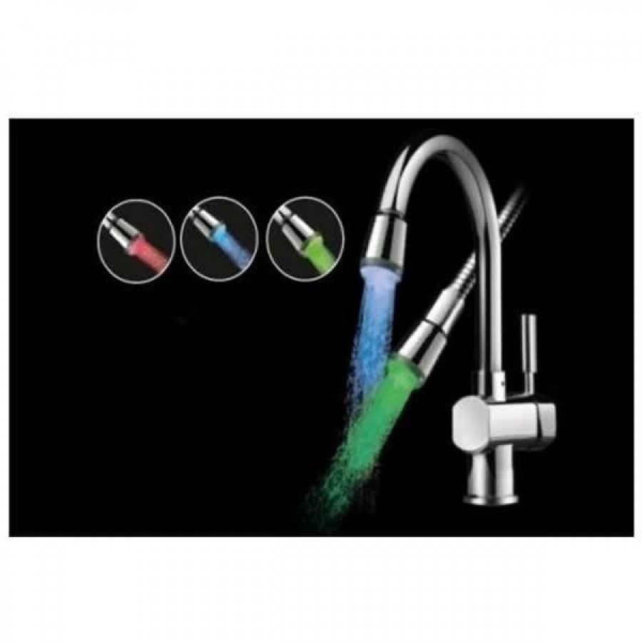 Cap de robinet cu LED multicolor - ELECTRONICE -wowreduceri.ro Cap de robinet cu LED multicolor ( ELECTRONICE )