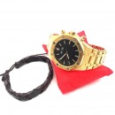 Ceas Ferrari Gold + Bratara Cadou - Ceasuri -wowreduceri.ro Ceas Ferrari Gold + Bratara Cadou ( Ceasuri )