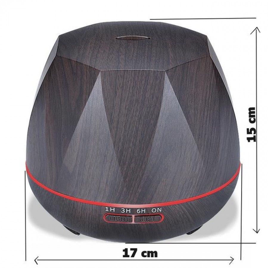 Difuzor aromaterapie 550 ml cu telecomanda, model lemn inchis, LED multicolor + ulei aromaterapie CADOU - Dispozitive De Aromaterapie -wowreduceri.ro Difuzor aromaterapie 550 ml cu telecomanda, model lemn inchis, LED multicolor + ulei aromaterapie CADOU ( Dispozitive De Aromaterapie )