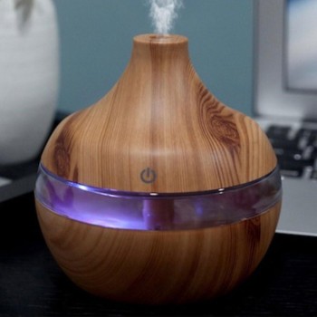 Difuzor aromaterapie cu efect umidificator UPH, alimentare USB, 300 ml, culoare Lemn + Ulei Aromaterapie CADOU Difuzor aromaterapie cu efect umidificator UPH, alimentare USB, 300 ml, culoare Lemn + Ulei Aromaterapie CADOU