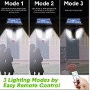 Lampa solara 90 LED, senzor de miscare, telecomanda - Panouri solare - wowreduceri.ro