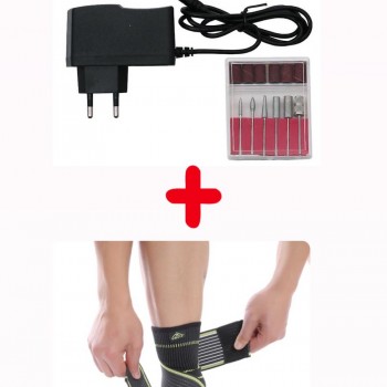 Pachet Mini Freza Unghii + Glezniera textila cu prindere elastica dubla