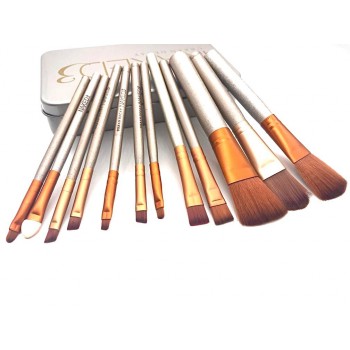 Set 12 Pensule machiaj pro din par sintetic Set 12 Pensule machiaj pro din par sintetic