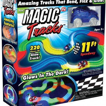 SET Pista flexibila pentru curse masinute Magic Tracks + Numaratoare interactiva din lemn SET Pista flexibila pentru curse masinute Magic Tracks + Numaratoare interactiva din lemn