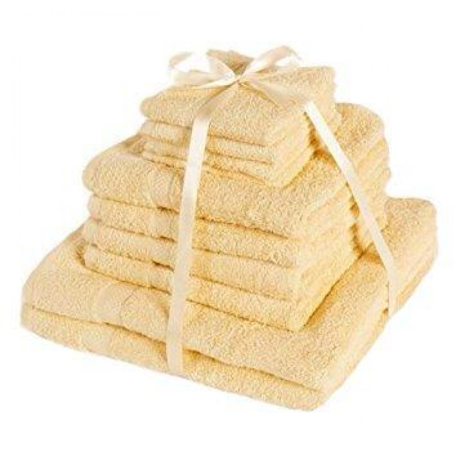 Set 10 prosoape 100 bumbac pieptanat pakistanez ( Casa si gradina )