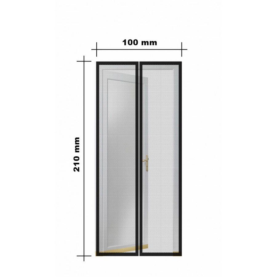 Plasa tantari pt. usi - inchidere magnetica, 100x210 cm - negru - ELECTRONICE -wowreduceri.ro Plasa tantari pt. usi - inchidere magnetica, 100x210 cm - negru ( ELECTRONICE )