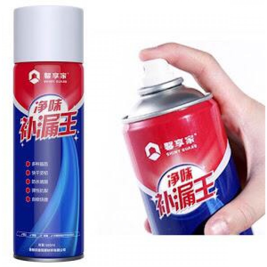 Spray adeziv pentru lipire, Shiny Guard 450 ml, Alb + Pensula vopsit,Manusi Cadou ( Casa si gradina )