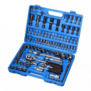 Oferta WOW- Trusa Chei Tubulare 108 piese + Fierăstrău Soricel Fără Fir cu 1 Acumulator si 4 Lame 