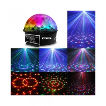 Mini Star Led Magic Ball 18W - Controler DMX