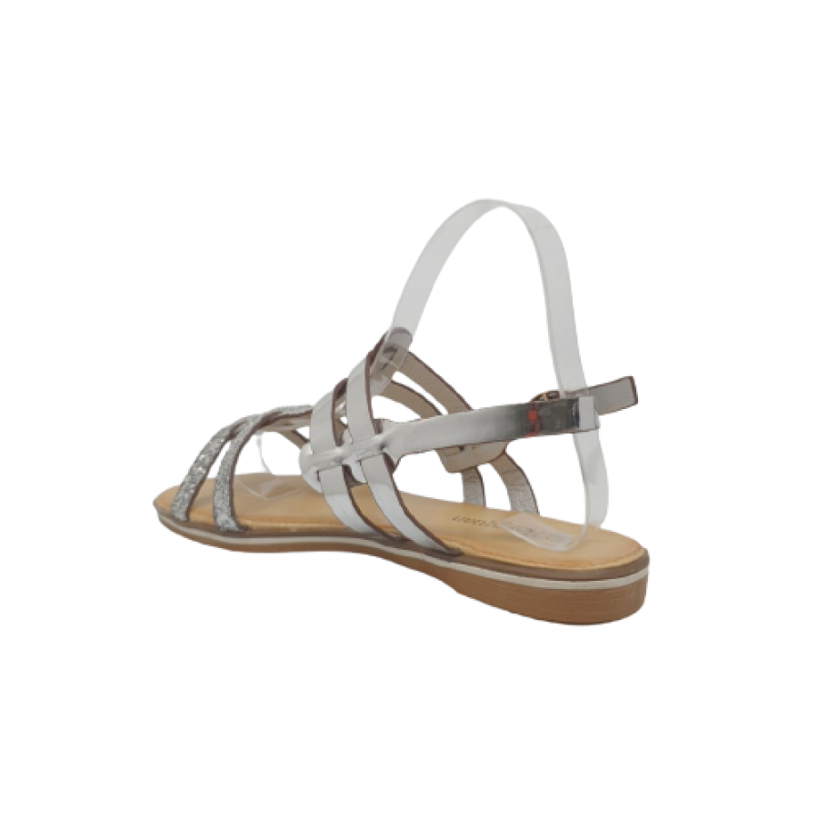 Sandale JS-3394 SILVER R1/7/3 - Sandale - wowreduceri.ro
