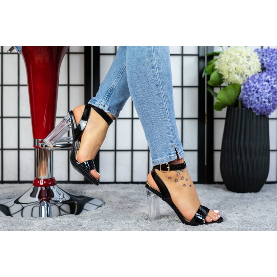 Sandale 7GL7836A Black P3 - Sandale Toc -wowreduceri.ro Sandale 7GL7836A Black P3 ( Sandale Toc )